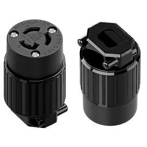 (2PACK) NEMA L5-15R Locking Connector, Twist Lock Female 15Amp 125Volt Generator Socket, Industrial Grade Lock in Female 15A/125V Receptacle, ETL Listed Heavy Duty Socket for Generators Black (2PACK) NEMA L5-15R Locking Connector, Twist Lock Female 15Amp 125Volt Generator Socket, Industrial Grade Lock in Female 15A/125V Receptacle, ETL Listed Heavy Duty Socket for Generators Black