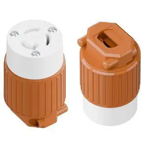 (2PACK) NEMA L5-15R Locking Connector, Twist Lock Female 15Amp 125Volt Generator Socket, Industrial Grade Lock in Female 15A/125V Receptacle, ETL Listed Heavy Duty Socket for Generators Orange (2PACK) NEMA L5-15R Locking Connector, Twist Lock Female 15Amp 125Volt Generator Socket, Industrial Grade Lock in Female 15A/125V Receptacle, ETL Listed Heavy Duty Socket for Generators Orange