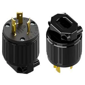 (2PACK) NEMA L7-20P Locking Plug, (ETL Listed) Cord End Connector, Twist Lock L7-20 20Amp 277Volt Male AC Connector, Industrial Grade 20A 277V Replacement Plugs PDL720P Black (2PACK) NEMA L7-20P Locking Plug, (ETL Listed) Cord End Connector, Twist Lock L7-20 20Amp 277Volt Male AC Connector, Industrial Grade 20A 277V Replacement Plugs PDL720P Black