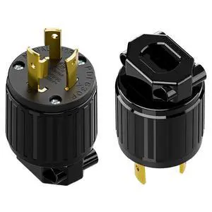 (2PACK) NEMA L6-30P Locking Plug, (ETL Listed) Twist Lock L6-30 30Amp 250Volt Male AC Connector, Industrial Grade 30A 250V Replacement Plugs, T-Shaped Rotated Blade, PDL630P Black (2PACK) NEMA L6-30P Locking Plug, (ETL Listed) Twist Lock L6-30 30Amp 250Volt Male AC Connector, Industrial Grade 30A 250V Replacement Plugs, T-Shaped Rotated Blade, PDL630P Black
