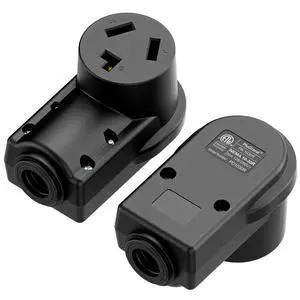 2PACK NEMA 10-30R Plug,10-30 30A/125/250V Female Connector, (ETL Certified) 30Amp 125/250Volt Cord End Socket, Female 30A Dryer Receptacle, Heavy Duty, Black. 2PACK NEMA 10-30R Plug,10-30 30A/125/250V Female Connector, (ETL Certified) 30Amp 125/250Volt Cord End Socket, Female 30A Dryer Receptacle, Heavy Duty, Black.