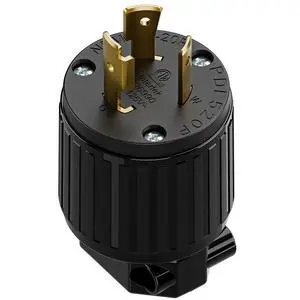 NEMA L5-20P Locking Plug, Twist Lock L5-20 20Amp 125Volt Generator Plugs, Industrial Grade Lock in Male 20A/125V Connector, ETL Listed Heavy Duty Plug for Generators Black Color NEMA L5-20P Locking Plug, Twist Lock L5-20 20Amp 125Volt Generator Plugs, Industrial Grade Lock in Male 20A/125V Connector, ETL Listed Heavy Duty Plug for Generators Black Color