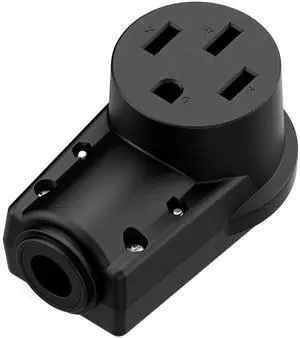 NEMA 14-50R Plug,14-50 50A/125/250V Female Connector, (ETL Certified) 50Amp 125/250Volt Cord End Socket, Female 50A Dryer Receptacle, Heavy Duty, Black. NEMA 14-50R Plug,14-50 50A/125/250V Female Connector, (ETL Certified) 50Amp 125/250Volt Cord End Socket, Female 50A Dryer Receptacle, Heavy Duty, Black.