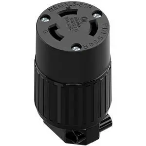 NEMA L5-30R Locking Plug Receptacle, (ETL Listed) Twist Lock L5-30R 30Amp 125Volt AC Connector, Industrial Grade Lock in Female 30A/125V Socket, Heavy Duty 125V,30A, 3750Watt Black NEMA L5-30R Locking Plug Receptacle, (ETL Listed) Twist Lock L5-30R 30Amp 125Volt AC Connector, Industrial Grade Lock in Female 30A/125V Socket, Heavy Duty 125V,30A, 3750Watt Black