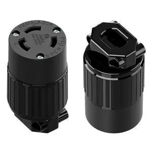 (2PACK) NEMA L6-30R Locking Plug Receptacle, (ETL Listed) Twist-Lock L6-30 30Amp 250Volt Female Connector, Industrial Grade 30A 250V Replacement Socket, PDL630P Black (2PACK) NEMA L6-30R Locking Plug Receptacle, (ETL Listed) Twist-Lock L6-30 30Amp 250Volt Female Connector, Industrial Grade 30A 250V Replacement Socket, PDL630P Black