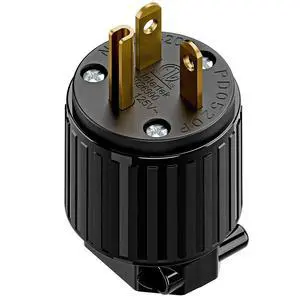 Nema 5-20P 20A 125V Plug, Plugrand ETL Listed Heavy Duty Industrial Plug | 20A/125Volt USA Canada 3-Prong Male Straight Blade Rewireable Connector, 20Amp AC Industrial Grade Cord End Plug, Black Nema 5-20P 20A 125V Plug, Plugrand ETL Listed Heavy Duty Industrial Plug | 20A/125Volt USA Canada 3-Prong Male Straight Blade Rewireable Connector, 20Amp AC Industrial Grade Cord End Plug, Black