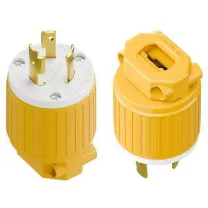(2PACK) NEMA L6-20P Locking Plug, Twist Lock L6-20 20Amp 250Volt Generator Plugs, Industrial Grade Lock in Male 20A/250V Connector, (ETL Listed) Heavy Duty Plug for Generators Yellow (2PACK) NEMA L6-20P Locking Plug, Twist Lock L6-20 20Amp 250Volt Generator Plugs, Industrial Grade Lock in Male 20A/250V Connector, (ETL Listed) Heavy Duty Plug for Generators Yellow