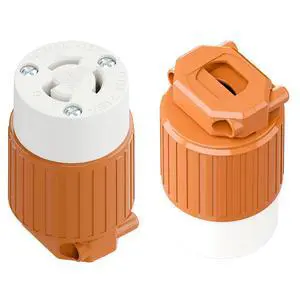 2PACK NEMA L7-15R Locking Plug, (ETL Listed) Cord End Connector, Twist Lock L7-15 15Amp 277Volt Female AC Connector, Industrial Grade 15A 277V Replacement Socket PDL715R Orange 2PACK NEMA L7-15R Locking Plug, (ETL Listed) Cord End Connector, Twist Lock L7-15 15Amp 277Volt Female AC Connector, Industrial Grade 15A 277V Replacement Socket PDL715R Orange