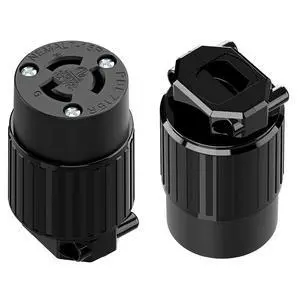 2PACK NEMA L7-15R Locking Plug, (ETL Listed) Cord End Connector, Twist Lock L7-15 15Amp 277Volt Female AC Connector, Industrial Grade 15A 277V Replacement Socket PDL715R Black 2PACK NEMA L7-15R Locking Plug, (ETL Listed) Cord End Connector, Twist Lock L7-15 15Amp 277Volt Female AC Connector, Industrial Grade 15A 277V Replacement Socket PDL715R Black