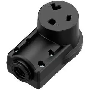 NEMA 7-30R Plug,7-30R 30A/277V Female Socket (ETL Certified) 30Amp 277Volt Cord End Receptacle, Heavy Duty 3-Prong Connector, Black NEMA 7-30R Plug,7-30R 30A/277V Female Socket (ETL Certified) 30Amp 277Volt Cord End Receptacle, Heavy Duty 3-Prong Connector, Black