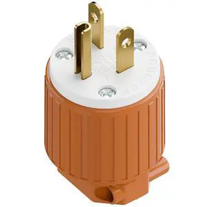 NEMA 6-20P Male Plug, ETL Listed 20AMP/250VOLT,20A Straight DIY Male, USA/Canada 3-Prong Connector, 20A/250V Plug Household AC Industrial Grade Plugs Orange Color NEMA 6-20P Male Plug, ETL Listed 20AMP/250VOLT,20A Straight DIY Male, USA/Canada 3-Prong Connector, 20A/250V Plug Household AC Industrial Grade Plugs Orange Color
