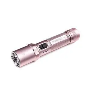 NEXTORCH P80 2100lm Rechargeable Flashlight Rose Gold | High Lumens Rechargeable Flashlight with 5 Modes, IPX7 EDC Flash Light for Camping, Outdoor, Hiking, Night Dog Walking NEXTORCH P80 2100lm Rechargeable Flashlight Rose Gold | High Lumens Rechargeable Flashlight with 5 Modes, IPX7 EDC Flash Light for Camping, Outdoor, Hiking, Night Dog Walking