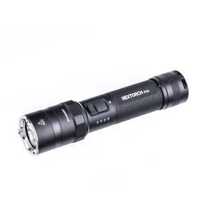NEXTORCH P83 Police Tactical Flashlight 2100 Lumens LED Rechargeable 380m | 380 Meter White with Red & Blue Warning Signal Light, USB-C Charging, 3400mAh Battery for Outdoor, Patrol, Camping, Duty NEXTORCH P83 Police Tactical Flashlight 2100 Lumens LED Rechargeable 380m | 380 Meter White with Red & Blue Warning Signal Light, USB-C Charging, 3400mAh Battery for Outdoor, Patrol, Camping, Duty