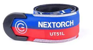 NEXTORCH UT51L Red Blue Flash Safety Warning Armband Reflective LED Light Up Bracelet for Night Running, Emergency Patrol, Cycling, and Group Identification NEXTORCH UT51L Red Blue Flash Safety Warning Armband Reflective LED Light Up Bracelet for Night Running, Emergency Patrol, Cycling, and Group Identification