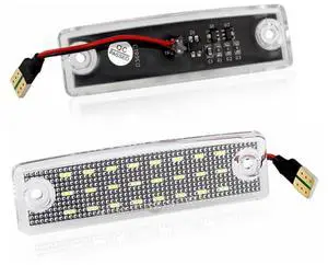 Yankok LED License Plate Lights Compatible with Toyota 4Runner 1996-2024 Sequoia 2008-2022 6000K Xenon White 24-SMD Tag Lamps Assembly Yankok LED License Plate Lights Compatible with Toyota 4Runner 1996-2024 Sequoia 2008-2022 6000K Xenon White 24-SMD Tag Lamps Assembly