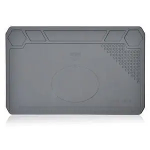 Yankok TE-615 Anti-Static Mat Gray 13.78 x 8.66in. Heat Insulation 450/842 Mobile Phone Soldering Work Repair Silicone Pad, Non Magnetic Yankok TE-615 Anti-Static Mat Gray 13.78 x 8.66in. Heat Insulation 450/842 Mobile Phone Soldering Work Repair Silicone Pad, Non Magnetic