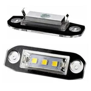 Yankok LED License Plate Lights Compatible with Volvo C70 S40 S60 S80 V50 V60 V70 XC60 XC70 XC90 3 SMD LED 6500K Xenon White Tag Lamp Replacement Yankok LED License Plate Lights Compatible with Volvo C70 S40 S60 S80 V50 V60 V70 XC60 XC70 XC90 3 SMD LED 6500K Xenon White Tag Lamp Replacement