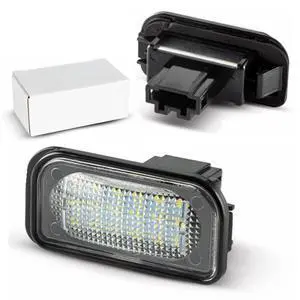 Yankok LED License Plate Lights Compatible with Mercedes Benz W203 C-Class Sedan 2001-2007, R230 SL-Class 2001-2011, W209 CLK-Class 2002-2009, 2 Pack 6500K White Canbus Error Free Yankok LED License Plate Lights Compatible with Mercedes Benz W203 C-Class Sedan 2001-2007, R230 SL-Class 2001-2011, W209 CLK-Class 2002-2009, 2 Pack 6500K White Canbus Error Free