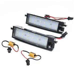 Yankok LED License Plate Lights Compatible with Toyota RAV4 Corolla Avalon Yaris Scion IQ IM 6000K 18-SMD Xenon White Tag Lamps Assembly Yankok LED License Plate Lights Compatible with Toyota RAV4 Corolla Avalon Yaris Scion IQ IM 6000K 18-SMD Xenon White Tag Lamps Assembly