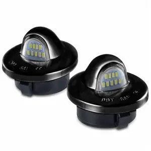Yankok LED License Plate Lights for Ford F150 F250 F350 F450 F550 SuperDuty Ranger and Expedition Excursion Explore Bronco 6500K White Panel 9 SMD Tag Lamp Assembly Yankok LED License Plate Lights for Ford F150 F250 F350 F450 F550 SuperDuty Ranger and Expedition Excursion Explore Bronco 6500K White Panel 9 SMD Tag Lamp Assembly