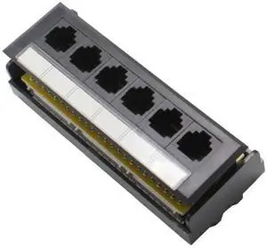 Yankok [CAT6 6 Port Replace Patch Panel Unshielded with Coded T568A/B Ethernet Wiring Diagram for 12/24/48 Port CAT6 Patch Panels to Replace Defective Part Yankok [CAT6 6 Port Replace Patch Panel Unshielded with Coded T568A/B Ethernet Wiring Diagram for 12/24/48 Port CAT6 Patch Panels to Replace Defective Part