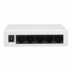Yankok 5 Port Gigabit Ethernet Switch 10/100 Mbps Unmanaged Auto-Negotiation RJ45 Ports White Plastic Case Desktop Ethernet Splitter Plug and Play Yankok 5 Port Gigabit Ethernet Switch 10/100 Mbps Unmanaged Auto-Negotiation RJ45 Ports White Plastic Case Desktop Ethernet Splitter Plug and Play