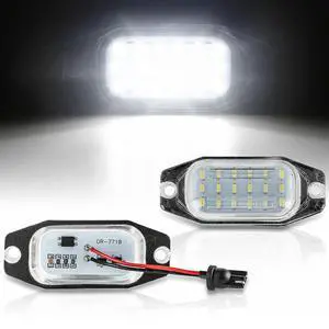 Yankok LED License Plate Lights Compatible with Toyota FJ Cruiser XJ10 GSJ15 2007-2014 Land Cruiser FJ80 1991-1997 Prado 2010-2016 Lexus LX450 1996-1998 Yankok LED License Plate Lights Compatible with Toyota FJ Cruiser XJ10 GSJ15 2007-2014 Land Cruiser FJ80 1991-1997 Prado 2010-2016 Lexus LX450 1996-1998