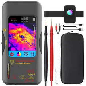 BSIDE Thermal Camera Multimeter Date Recorder with Macro Lens, 320x320 IR Resolution with 15 Thermal Palettes, 20000 Counts with 3.98" Touch LCD, Measures Cap Amp Temp Diode for PCB Circuit Break DIY BSIDE Thermal Camera Multimeter Date Recorder with Macro Lens, 320x320 IR Resolution with 15 Thermal Palettes, 20000 Counts with 3.98" Touch LCD, Measures Cap Amp Temp Diode for PCB Circuit Break DIY