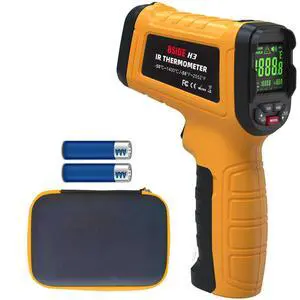 BSIDE Infrared Thermometer Pyrometer 50:1 Industrial Temperature Gun -58~2552(-50~1400) IR Laser Thermometer, High Temp Non-Contact Digital Thermometer for Furnace Smelt Forge BSIDE Infrared Thermometer Pyrometer 50:1 Industrial Temperature Gun -58~2552(-50~1400) IR Laser Thermometer, High Temp Non-Contact Digital Thermometer for Furnace Smelt Forge