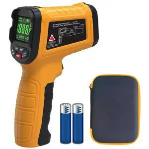 BSIDE High Temp Infrared Thermometer Gun -58~2552(-50~1400), D:S=50:1, High Temperature IR Laser Pyrometer Non-Contact Color LCD Thermometer for HVAC Furnace Industry Forge Casting Metallurgy BSIDE High Temp Infrared Thermometer Gun -58~2552(-50~1400), D:S=50:1, High Temperature IR Laser Pyrometer Non-Contact Color LCD Thermometer for HVAC Furnace Industry Forge Casting Metallurgy