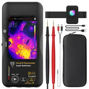 BSIDE Thermal Imager Multimeter Date Recorder, Dual-Light Fusion with 428x320 IR Resolution, 20000 Count 15 Thermal Palettes Infrared Camera with Macro Lens for PCB Water Leak Circuit Break Electronic BSIDE Thermal Imager Multimeter Date Recorder, Dual-Light Fusion with 428x320 IR Resolution, 20000 Count 15 Thermal Palettes Infrared Camera with Macro Lens for PCB Water Leak Circuit Break Electronic