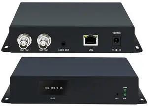 H.265 HEVC SDI Video Decoder, 1080P@60Hz Dual SDI Output Ports, HD 3G Hardware Video Audio Decoder, IP Streaming Decoders HTTP, HTTPS,RTSP, SRT, UDP/RTPRTMP Server for IP Camera...etc H.265 HEVC SDI Video Decoder, 1080P@60Hz Dual SDI Output Ports, HD 3G Hardware Video Audio Decoder, IP Streaming Decoders HTTP, HTTPS,RTSP, SRT, UDP/RTPRTMP Server for IP Camera...etc