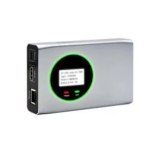Full NDI Encoder Decoder,1080P@60 HDMI to Full NDI Video Converter with HDMI Loopout, Tally Light PTZ Control for Live Streaming, TV Programme Video Production Broadcasting (Silver) Full NDI Encoder Decoder,1080P@60 HDMI to Full NDI Video Converter with HDMI Loopout, Tally Light PTZ Control for Live Streaming, TV Programme Video Production Broadcasting (Silver)