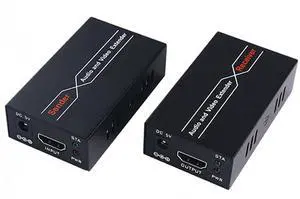 FHD 1080P@60 3D HDMI Extender, 196FT/60M Over Cat6/7, Point to Point Transmission, Support EDID POC, Network Video Extender FHD 1080P@60 3D HDMI Extender, 196FT/60M Over Cat6/7, Point to Point Transmission, Support EDID POC, Network Video Extender