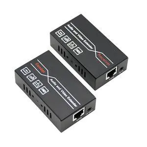 FHD 1080P@60 HDMI Extender TCP IP, 492FT/150M Over CAT5e/6 UTP Network Cable, One to One/Many (Optional) Transmission, Max 253pcs RX Over Ethernet Switch, Network Video Extender IR Passback FHD 1080P@60 HDMI Extender TCP IP, 492FT/150M Over CAT5e/6 UTP Network Cable, One to One/Many (Optional) Transmission, Max 253pcs RX Over Ethernet Switch, Network Video Extender IR Passback