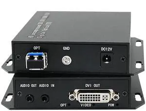 HD DVI Mini Audio Video transceiver 20KM DVI to LC Optical Fiber Extender HD DVI Mini Audio Video transceiver 20KM DVI to LC Optical Fiber Extender