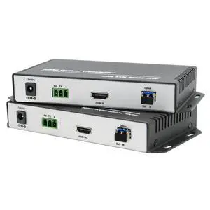 HDMI KVM USB 4K@60HZ LC Optical Fiber Extender, Support HDCP,EDID,RS232, Keyboard & Mouse to KVM, HDMI Fiber Extender Converter,Transmit Uncompressed Audio Multi Mode Dual Core 300M HDMI KVM USB 4K@60HZ LC Optical Fiber Extender, Support HDCP,EDID,RS232, Keyboard & Mouse to KVM, HDMI Fiber Extender Converter,Transmit Uncompressed Audio Multi Mode Dual Core 300M