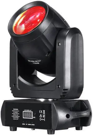 150W Moving Head DJ Lights LED Stage Light Mini Beam Spot 8 Gobos 8 Colors Stage Lighting DMX 512 12CH with Sound Activated for Wedding Live Show Disco Events Party(150W, 1) 150W Moving Head DJ Lights LED Stage Light Mini Beam Spot 8 Gobos 8 Colors Stage Lighting DMX 512 12CH with Sound Activated for Wedding Live Show Disco Events Party(150W, 1)