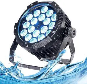 Outdoor Waterproof Par Lights, IP65 Stage Light, LED Uplights with DMX512 Sound Activated, DJ Lighting for Christmas Event Party Wedding Disco (1, 6 Colors Mixed) Outdoor Waterproof Par Lights, IP65 Stage Light, LED Uplights with DMX512 Sound Activated, DJ Lighting for Christmas Event Party Wedding Disco (1, 6 Colors Mixed)
