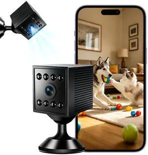 W10 1080P HD WiFi Security Camera, Smart Indoor Home Cam with Motion Detection & Night Vision, Compact Wireless Monitor W10 1080P HD WiFi Security Camera, Smart Indoor Home Cam with Motion Detection & Night Vision, Compact Wireless Monitor