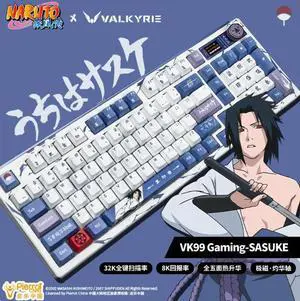 VK99 Gaming Naruto Collaboration 3-modeMechanical Keyboard with Magnetic Axle VK99 Gaming Uchiha Sasuke VK99 Gaming Naruto Collaboration 3-modeMechanical Keyboard with Magnetic Axle VK99 Gaming Uchiha Sasuke