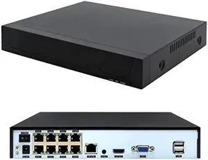 REVODATA 8CH POE NVR, HD 5MP POE Network Video Recorder, 8 Channel Power Over Ethernet, Supports up to 8 x 5MP IP Cameras, Supports up to 1TB HDD REVODATA 8CH POE NVR, HD 5MP POE Network Video Recorder, 8 Channel Power Over Ethernet, Supports up to 8 x 5MP IP Cameras, Supports up to 1TB HDD
