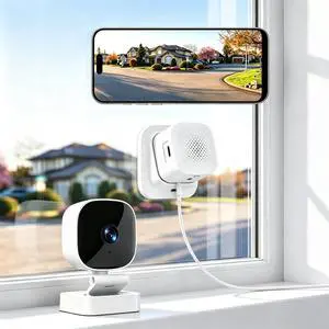 K14 1080P Wireless Window Camera, 0.001 Lux Full-Color Night Vision, 2-Way Audio, 2.4GHz WiFi Home Security Monitor K14 1080P Wireless Window Camera, 0.001 Lux Full-Color Night Vision, 2-Way Audio, 2.4GHz WiFi Home Security Monitor