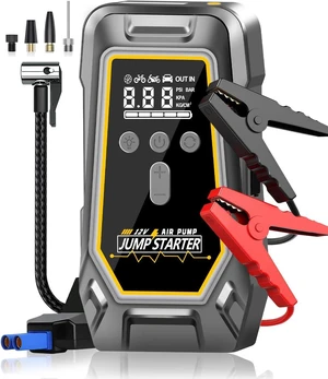 6000A Car Jump Starter with Air Compressor,Roadside Emergency 6000A Car Jump Starter with Air Compressor,Roadside Emergency