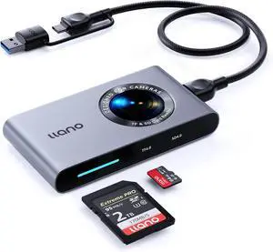 llano 4.0 Micro SD Card Reader Adapter, USB C Memory Card Reader(5Gbps),for content creators designer UHS-II Plug&Play 312 MB/s High-Speed, 2-in-1 Reader for Windows, Linux, MAC OS and Chrome OS llano 4.0 Micro SD Card Reader Adapter, USB C Memory Card Reader(5Gbps),for content creators designer UHS-II Plug&Play 312 MB/s High-Speed, 2-in-1 Reader for Windows, Linux, MAC OS and Chrome OS