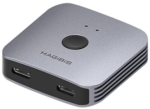 Hagibis USB C Switch, 10Gbps KVM Switcher, 8K@60Hz 100W PD Bi-Directional 1 in 2 Out / 2 in 1 Out USB-C Splitter for MacBook Pro, Laptop, Tablets, Phones Hagibis USB C Switch, 10Gbps KVM Switcher, 8K@60Hz 100W PD Bi-Directional 1 in 2 Out / 2 in 1 Out USB-C Splitter for MacBook Pro, Laptop, Tablets, Phones