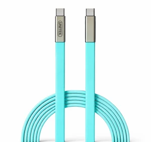 1.0M USB-C Type C to USB-C Ultra Slim Flat Power USB2.0 Data Cable 240W Fast Charge for Laptop Tablet Phone 1.0M USB-C Type C to USB-C Ultra Slim Flat Power USB2.0 Data Cable 240W Fast Charge for Laptop Tablet Phone