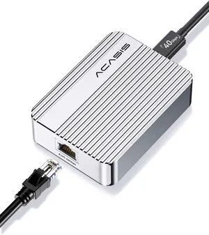 ACASIS USB C to 10Gb Ethernet Adapter Aluminum Housing ACASIS USB C to 10Gb Ethernet Adapter Aluminum Housing