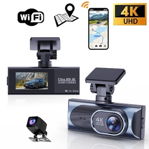 4K UHD Front & Rear Dash Cam, Built-in 5G WiFi, Night Vision, Advanced Driving Assistance System & Route Recording 4K UHD Front & Rear Dash Cam, Built-in 5G WiFi, Night Vision, Advanced Driving Assistance System & Route Recording