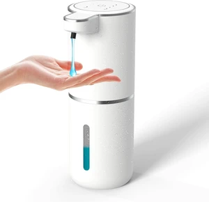 Automatic Liquid Soap Dispenser,Touchless Hand Soap Dispenser 13.5oz/400ml USB Rechargeabled Dispenser Electric,Wall Mounted 4 Levels Adjustable Soap Dispenser Pump for Bathroom Kitchen Dish Soap Automatic Liquid Soap Dispenser,Touchless Hand Soap Dispenser 13.5oz/400ml USB Rechargeabled Dispenser Electric,Wall Mounted 4 Levels Adjustable Soap Dispenser Pump for Bathroom Kitchen Dish Soap